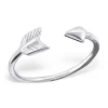 Studio Jewellery Midi And Knuckle Rings | Rings-Adjustable Arrow Sterling Silver Mid Finger Ring
