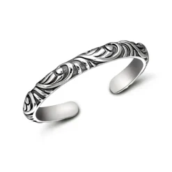 Studio Jewellery Midi And Knuckle Rings | Rings-Adjustable Bali Mid Finger Silver Ring