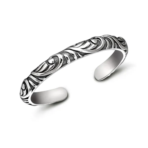 Studio Jewellery Midi And Knuckle Rings | Rings-Adjustable Bali Mid Finger Silver Ring