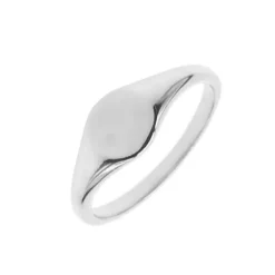 Studio Jewellery Feature & Stacker Rings | Rings-Baby Signet Silver Ring