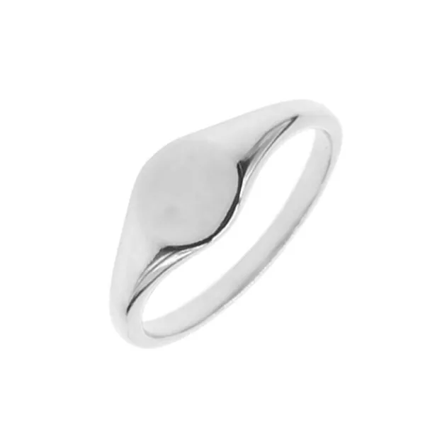 Studio Jewellery Feature & Stacker Rings | Rings-Baby Signet Silver Ring