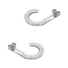Studio Jewellery Stud Earrings | Earrings-Beaded and Ball Silver Earring Studs