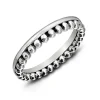 Studio Jewellery Feature & Stacker Rings | Rings-Beaded Band Silver Stacker Ring