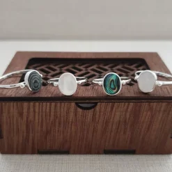 Studio Jewellery Gem Stone Rings | Rings-Big Oval 1 Bead Silver Ring