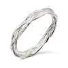 Studio Jewellery Feature & Stacker Rings | Rings-Birds Nest Polished Silver Ring