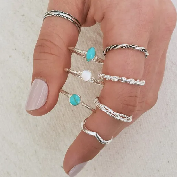 Studio Jewellery Feature & Stacker Rings | Rings-Birds Nest Polished Silver Ring