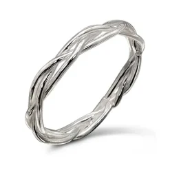 Studio Jewellery Feature & Stacker Rings | Rings-Birds Nest Polished Silver Ring