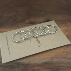 Studio Jewellery Feature & Stacker Rings | Rings-Birds Nest Silver Stacker Ring