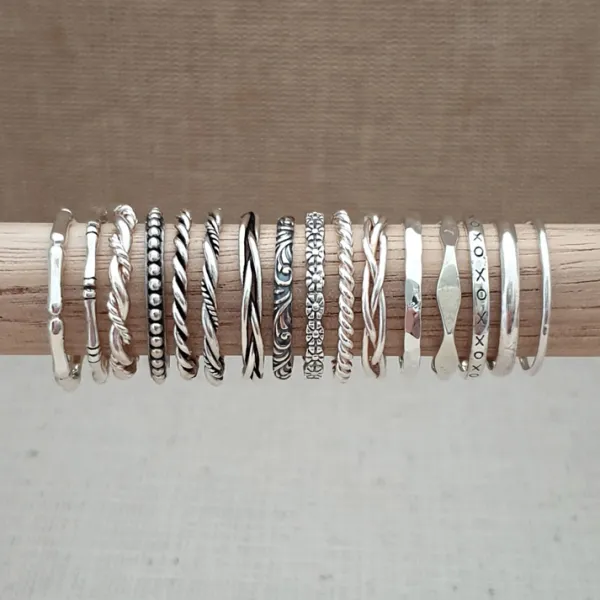 Studio Jewellery Feature & Stacker Rings | Rings-Birds Nest Silver Stacker Ring