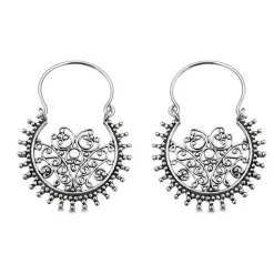 Studio Jewellery Earring Jackets And Threaders | Earrings-Celtic Disc Silver Earrings