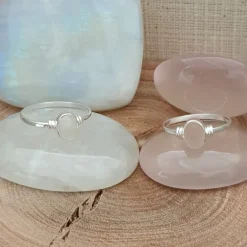 Studio Jewellery Gem Stone Rings | Rings-Classic Oval Rose Quartz Gemstone Ring
