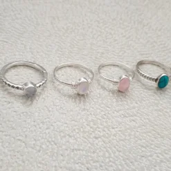 Studio Jewellery Gem Stone Rings | Rings-Classic Oval Rose Quartz Gemstone Ring