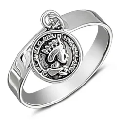 Studio Jewellery Feature & Stacker Rings | Rings-Coin Ringlet Silver Ring