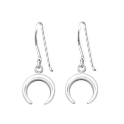 Studio Jewellery Earring Jackets And Threaders | Earrings-Crescent Moon Small Drop Earrings