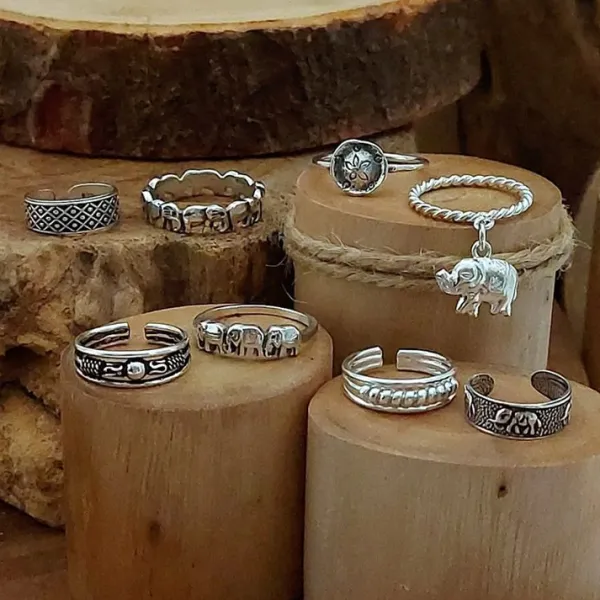 Studio Jewellery Midi And Knuckle Rings | Rings-Criss Cross MIDI Silver Knuckle Ring