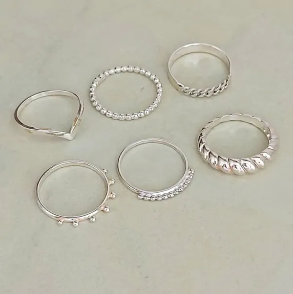 Studio Jewellery Feature & Stacker Rings | Rings-Croissant Ring