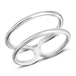 Studio Jewellery Feature & Stacker Rings | Rings-Double Band Ring