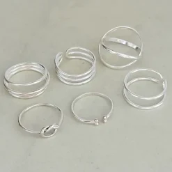 Studio Jewellery Feature & Stacker Rings | Rings-Double Band Ring