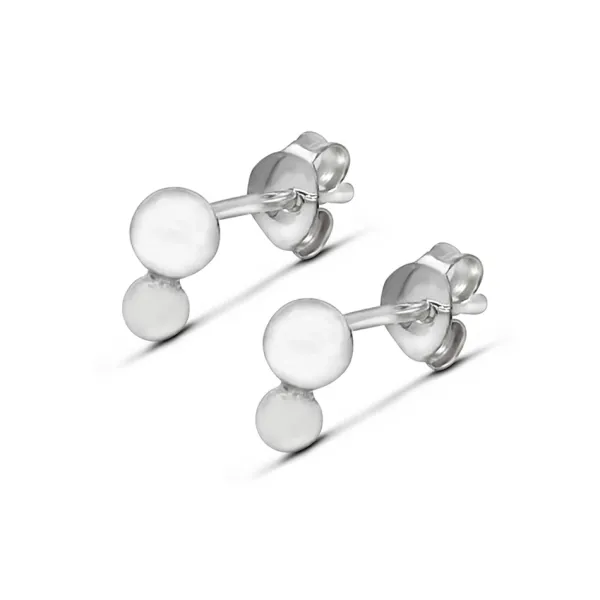 Studio Jewellery Stud Earrings | Earrings-Double Dots Studs