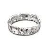 Studio Jewellery Feature & Stacker Rings | Rings-7 Elephants Band Sterling Silver Ring