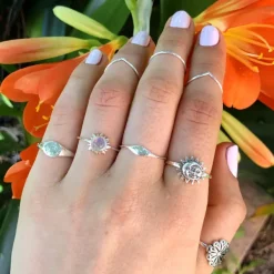 Studio Jewellery Feature & Stacker Rings | Rings-Fine Adjustable Silver Signet Ring
