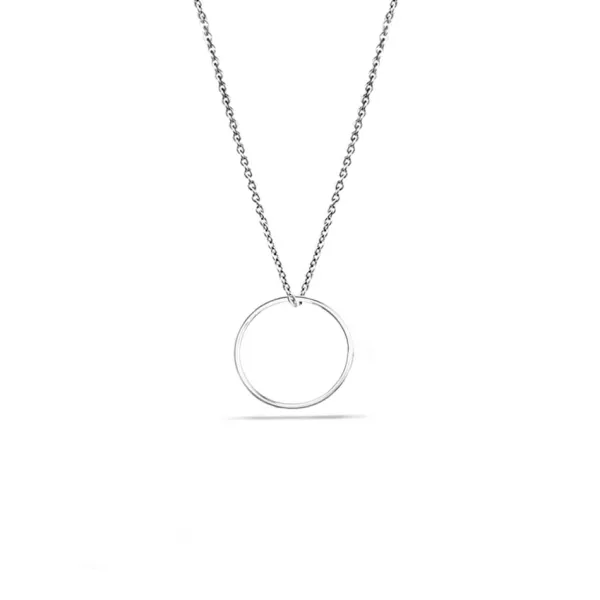Studio Jewellery Necklaces-Fine Ring & Silver Necklace