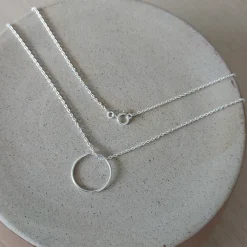 Studio Jewellery Necklaces-Fine Ring & Silver Necklace