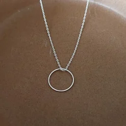 Studio Jewellery Necklaces-Fine Ring & Silver Necklace