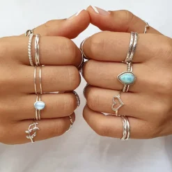 Studio Jewellery Feature & Stacker Rings | Rings-Fine Rope Stacker Sterling Silver Ring
