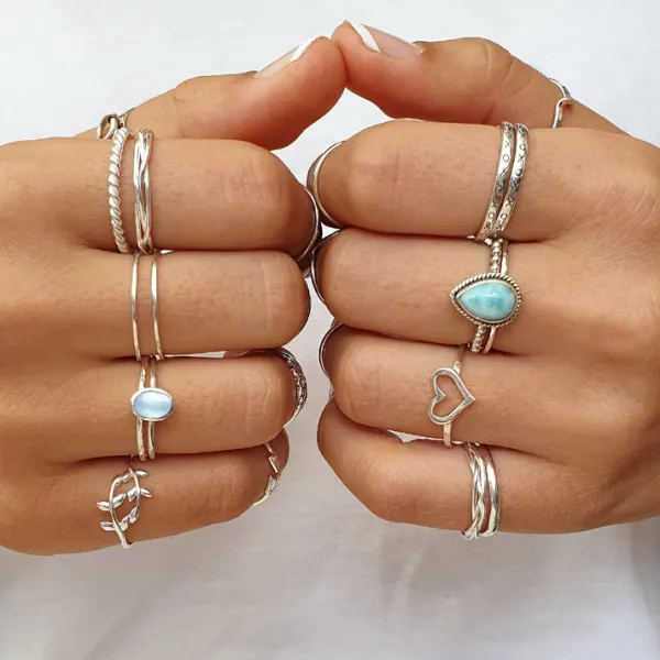 Studio Jewellery Feature & Stacker Rings | Rings-Fine Rope Stacker Sterling Silver Ring