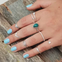 Studio Jewellery Feature & Stacker Rings | Rings-Fine Rope Stacker Sterling Silver Ring