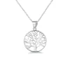 Studio Jewellery Necklaces-Large Tree Of Life Silver Necklace