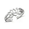 Studio Jewellery Midi And Knuckle Rings | Rings-Lotus Mid Finger Silver Ring