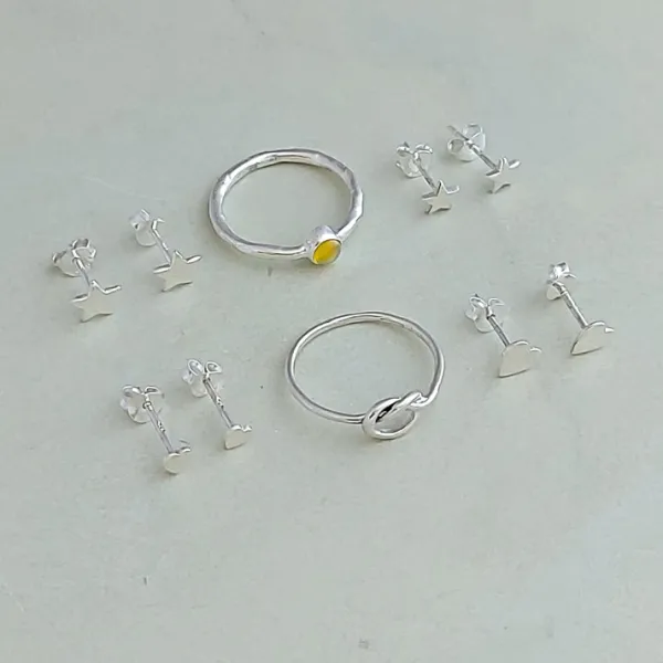 Studio Jewellery Feature & Stacker Rings | Rings-Love Knot Ring