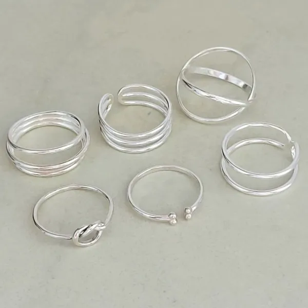 Studio Jewellery Feature & Stacker Rings | Rings-Love Knot Ring