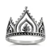 Studio Jewellery Feature & Stacker Rings | Rings-Mandala Crown Silver Ring
