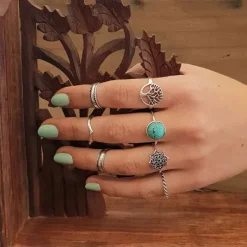 Studio Jewellery Feature & Stacker Rings | Rings-Mandala Silver Ring