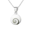 Studio Jewellery Necklaces-Medium Shiva Shell Silver Necklace