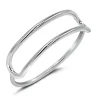 Studio Jewellery Feature & Stacker Rings | Rings-Minimalistic Oblong Silver Ring