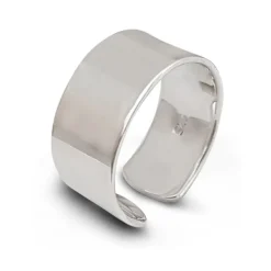 Studio Jewellery Feature & Stacker Rings | Rings-10mm Adjustable Band Silver Ring