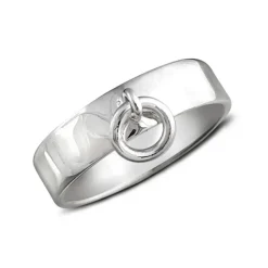 Studio Jewellery Feature & Stacker Rings | Rings-5mm Band Ringlet Silver Ring