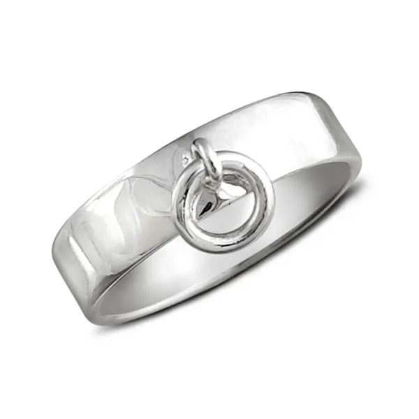 Studio Jewellery Feature & Stacker Rings | Rings-5mm Band Ringlet Silver Ring