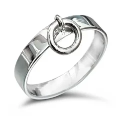 Studio Jewellery Feature & Stacker Rings | Rings-3mm Band Ringlet Silver Ring