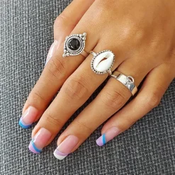 Studio Jewellery Feature & Stacker Rings | Rings-5mm Band Ringlet Silver Ring
