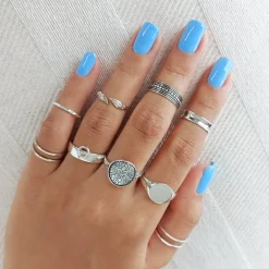 Studio Jewellery Feature & Stacker Rings | Rings-5mm Band Ringlet Silver Ring