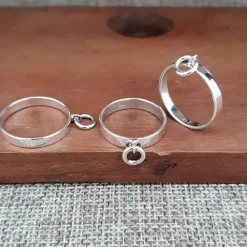 Studio Jewellery Feature & Stacker Rings | Rings-3mm Band Ringlet Silver Ring