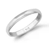 Studio Jewellery Feature & Stacker Rings | Rings-3mm Round Edge Band Sterling Silver Ring