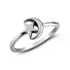 Studio Jewellery Feature & Stacker Rings | Rings-Moon Star Silver Ring
