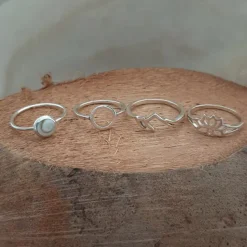 Studio Jewellery Feature & Stacker Rings | Rings-Mountain Silver Ring