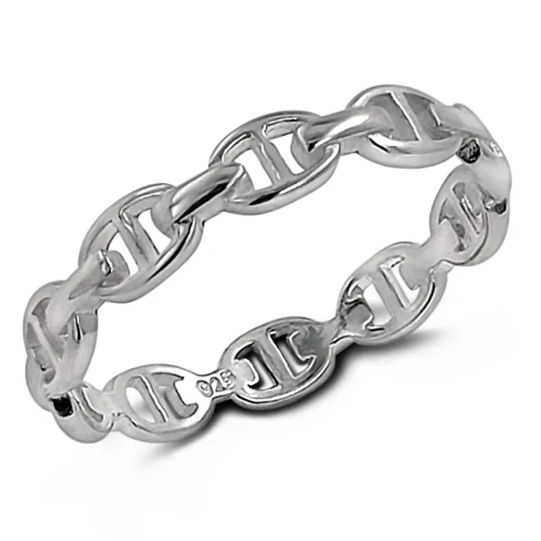 Studio Jewellery Feature & Stacker Rings | Rings-Notable Chain Silver Ring